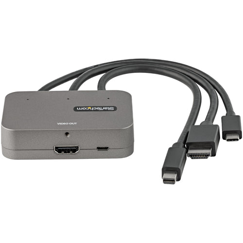 StarTech.com CDPHDMDP2HD - USB-C/HDMI/mDP Multiport to HDMI Adapter