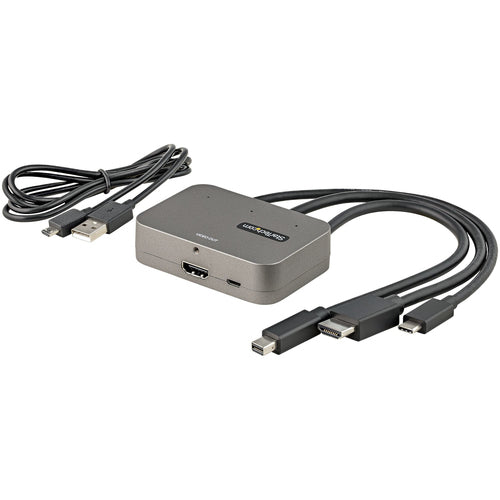 StarTech.com CDPHDMDP2HD - USB-C/HDMI/mDP Multiport to HDMI Adapter