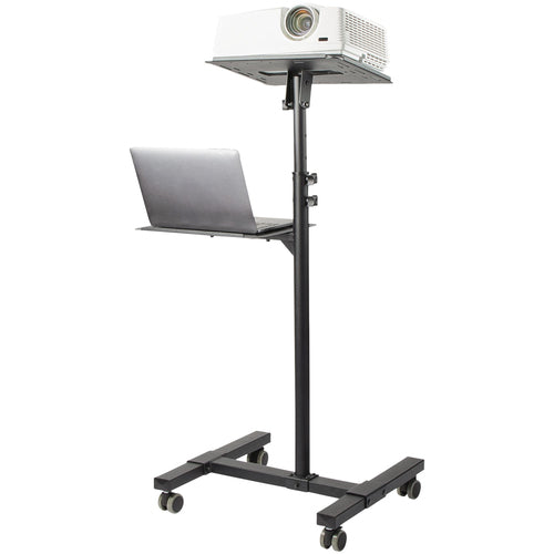 STARTECH.COM MOBILE PROJECTOR AND LAPTOP STAND/CART W/LOCKABLE WHEELS, 5 YR
