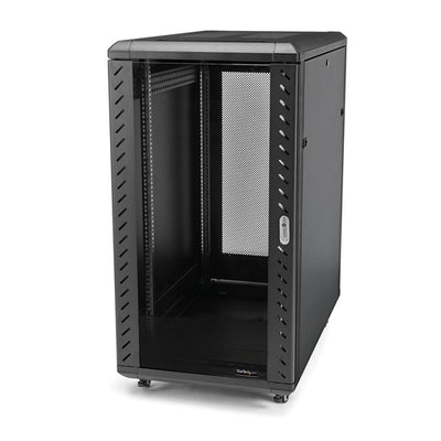 StarTech.com RK1836BKF - Rack - Server Cabinet - 18U - Lockable