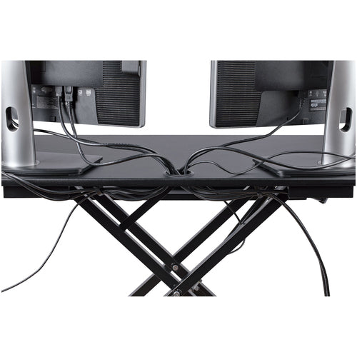 StarTech.com ARMSTSCORNR - Corner Sit Stand Desk Converter 35x21in