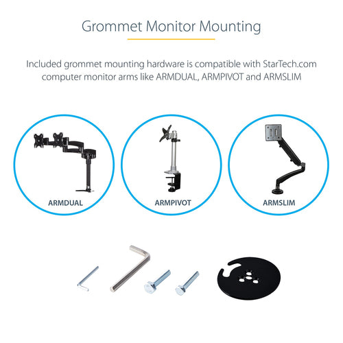 StarTech.com ARMSTSCORNR - Corner Sit Stand Desk Converter 35x21in