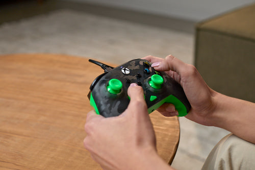 TBC-2001-55 - TURTLE BEACH REMATCH CORE WIRED CONTROLLER - CAMO/GREEN XBX