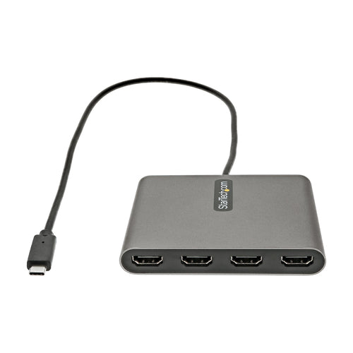 StarTech.com USBC2HD4 - USB C to 4 HDMI Adapter - External Card