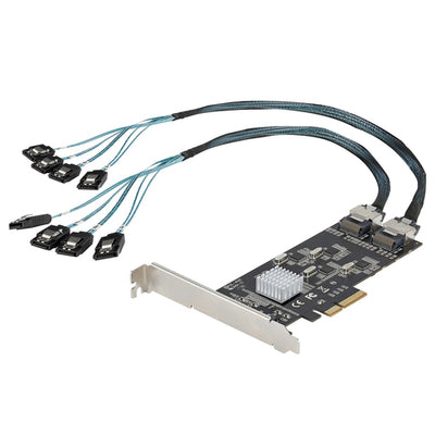 8P6G-PCIE-SATA-CARD - STARTECH.COM 8 PORT SATA PCIE CARD, PCI EXPRESS SATA 6GBPS, 2 YR