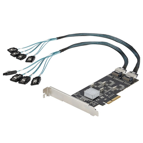 STARTECH.COM 8 PORT SATA PCIE CARD, PCI EXPRESS SATA 6GBPS, 2 YR