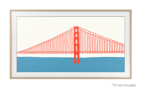 VG-SCFA75TKBRU - SAMSUNG 75" CUSTOMISABLE FRAME BEZEL KIT FOR QBC AND QMC SIGNAGE DISPLAY - TEAK
