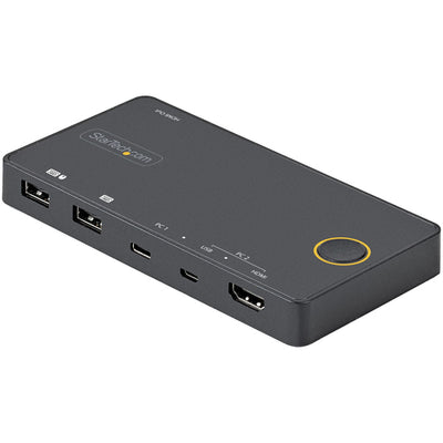 StarTech.com SV221HUC4K - 2 Port USB-A/HDMI / USB-C KVM KVM Switch