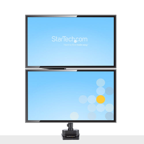 STARTECH.COM DESK MOUNT DUAL MONITOR ARM - FULL MOTION MONITOR MOUNT, 5 YR