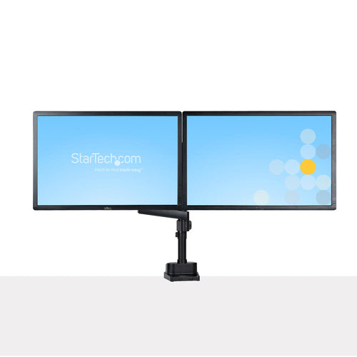 STARTECH.COM DESK MOUNT DUAL MONITOR ARM - FULL MOTION MONITOR MOUNT, 5 YR