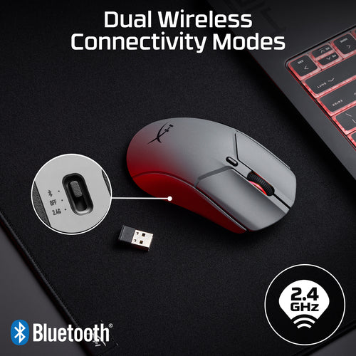 HP A1KY5AA - HYPERX PULSEFIRE HASTE 2 PRO - 4K WIRELESS GAMING MOUSE