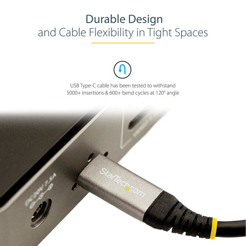 StarTech.com USB31CCV1M - 3ft USB C Cable 10Gbps USB-IF Certified