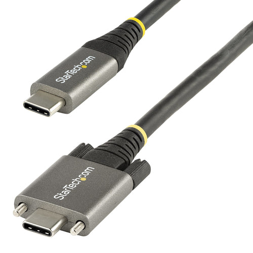 StarTech.com USB31CCSLKV1M - 1m Side Screw Locking USB C Cable 10Gbps