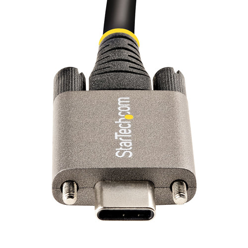 StarTech.com USB31CCSLKV1M - 1m Side Screw Locking USB C Cable 10Gbps
