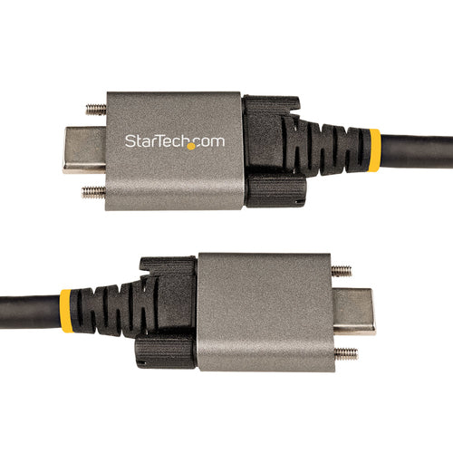 StarTech.com USB31CCSLKV1M - 1m Side Screw Locking USB C Cable 10Gbps