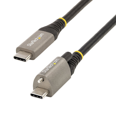 StarTech.com USB31CCTLKV1M - 3ft Top Screw Locking USB C Cable 10Gbps