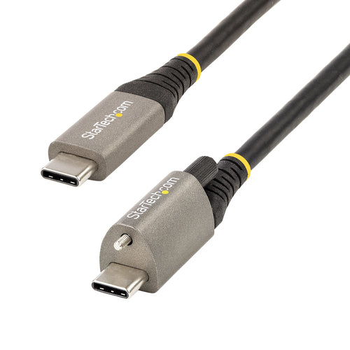 StarTech.com USB31CCTLKV1M - 3ft Top Screw Locking USB C Cable 10Gbps