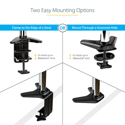 STARTECH.COM DESK MOUNT MONITOR ARM FOR SINGLE VESA DISPLAY UP TO 32", 5 YR