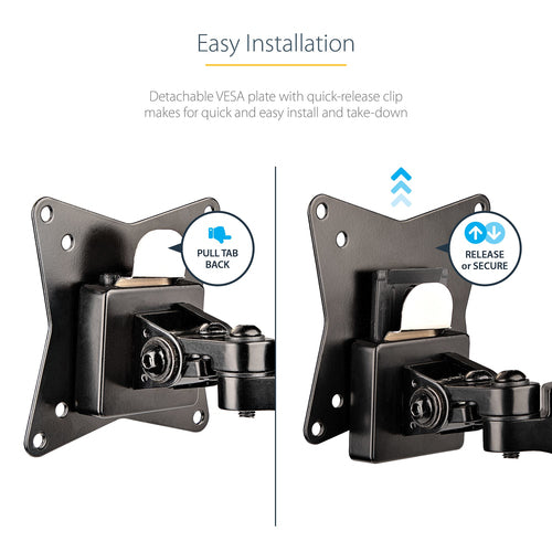 STARTECH.COM DESK MOUNT MONITOR ARM FOR SINGLE VESA DISPLAY UP TO 32", 5 YR