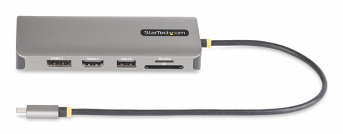 STARTECH.COM USB-C TRIPLE-MONITOR MULTIPORT ADAPTER, HDMI/DP/CARD READER, 3 YR