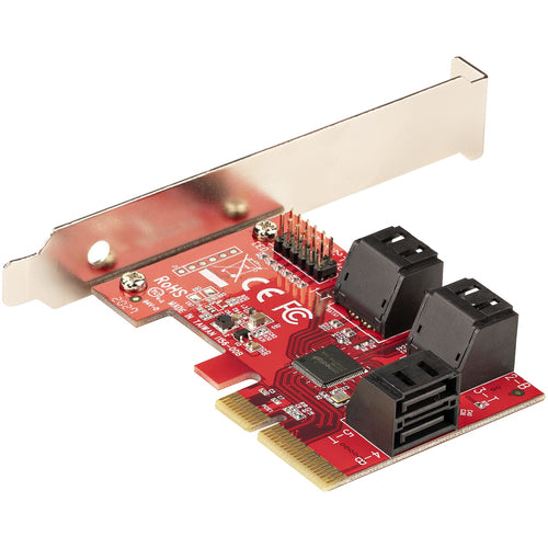STARTECH.COM SATA PCIE CARD - 6 PORT 6GBPS PCIE SATA EXPANSION, 2 YR