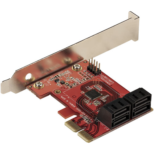 StarTech.com 4P6G-PCIE-SATA-CARD - SATA PCIe Card 4 Ports 6Gbps Non-RAID
