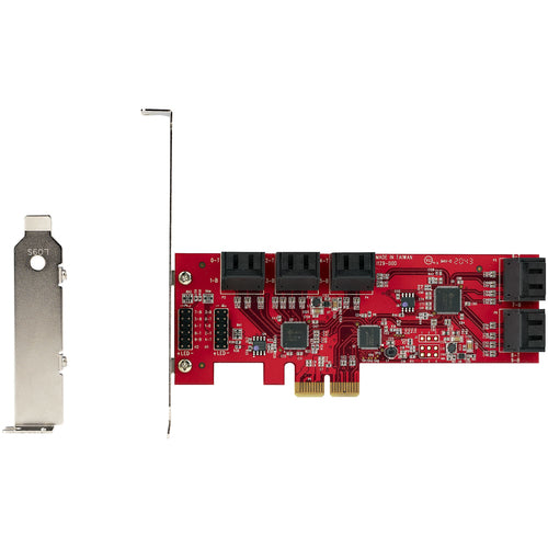 STARTECH.COM SATA PCIE CARD - 10 PORT 6GBPS PCIE SATA EXPANSION, 2 YR