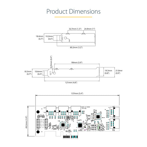 STARTECH.COM SATA PCIE CARD - 10 PORT 6GBPS PCIE SATA EXPANSION, 2 YR