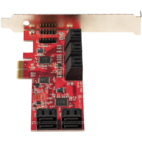 STARTECH.COM SATA PCIE CARD - 10 PORT 6GBPS PCIE SATA EXPANSION, 2 YR