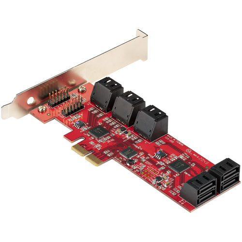 STARTECH.COM SATA PCIE CARD - 10 PORT 6GBPS PCIE SATA EXPANSION, 2 YR
