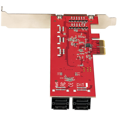 STARTECH.COM SATA PCIE CARD - 10 PORT 6GBPS PCIE SATA EXPANSION, 2 YR