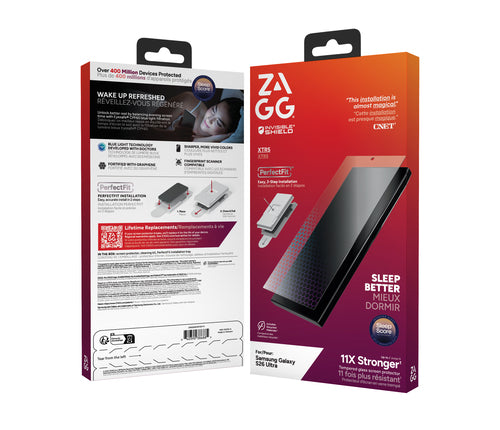 ZAGG InvisibleShield Glass XTR5 Screen Protector, Samsung Komodo, PLT