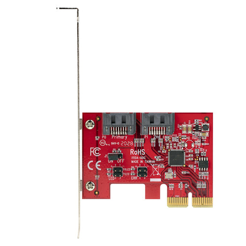 STARTECH.COM SATA PCIE CARD, 2 PORTS, SATA RAID, 6GBPS, PCI EXPRESS SATA, LTW