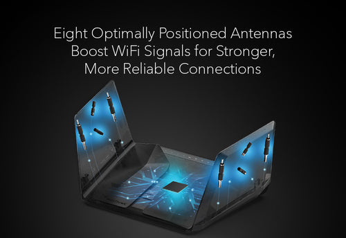 RAXE500-100APS - NETGEAR NIGHTHAWK AXE11000 AX12 12-STREAM TRI-BAND WIFI 6E ROUTER (RAXE500)