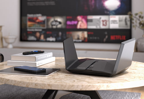RAXE500-100APS - NETGEAR NIGHTHAWK AXE11000 AX12 12-STREAM TRI-BAND WIFI 6E ROUTER (RAXE500)