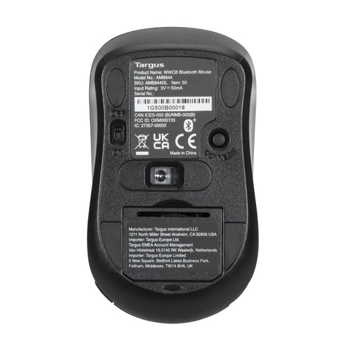 TARGUS WORKS WITH CHROMEBOOK BLUETOOTH ANTIMICROBIAL MOUSE