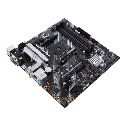 90MB19X0-M0UAY0 - ASUS PRIME B550M-A WIFI II AMD mATX 4XDIMM DDR4 PCI-E 4.0 2XM.2 HDMI DVI-D D-SUB 4XSATA 6 USB3.2 GEN2 3XAJ WIFI6 RGB LIGHTING MOTHERBOARD