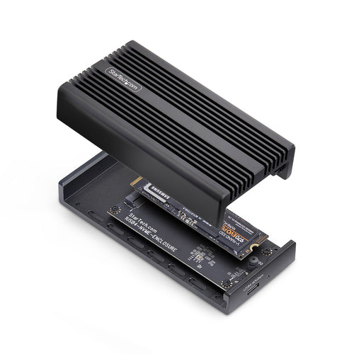 STARTECH.COM USB4 M.2 NVME ENCLOSURE, 40GBPS EXTERNAL USB-C SSD ENCLOSURE, 2 YR