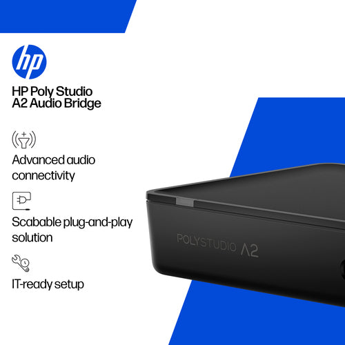 B22X2AA - HP Poly Studio A2 Audio Bridge w/ CAT6A