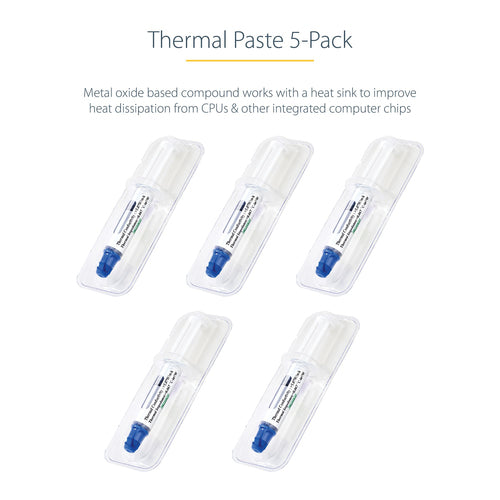 StarTech.com SILV5-THERMAL-PASTE - Thermal Paste High PerformancePack of 5