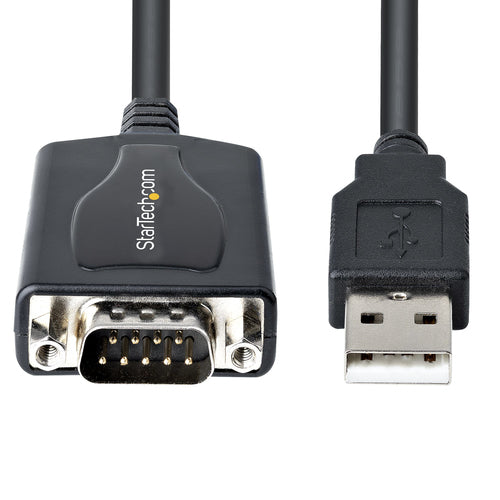 STARTECH.COM 3FT USB TO SERIAL CABLE, USB TO RS232 SERIAL ADAPTER, PROLIFIC 2 YR