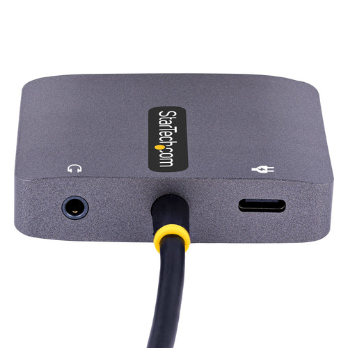 STARTECH.COM USB C VIDEO ADAPTER, USB C TO HDMI (4K60HZ, HDR)/VGA, AUDIO/PD 3 YR