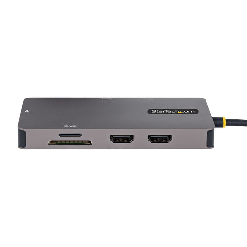 STARTECH.COM USB C MULTIPORT ADAPTER, 4K DUAL HDMI, 5GBPS USB HUB, 100W PD 3 YR