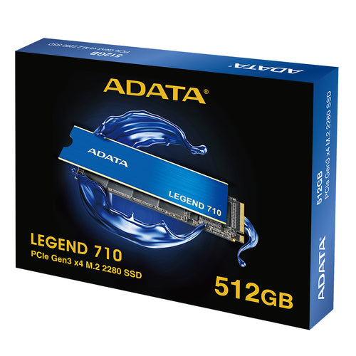 ALEG-710-512GCS - ADATA Legend 710 PCIe3 M.2 2280 QLC SSD 512GB 3yr wty