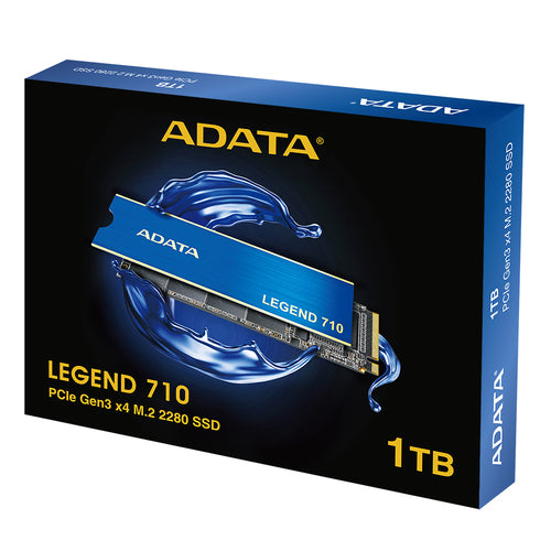 ALEG-710-1TCS - ADATA Legend 710 PCIe3 M.2 2280 QLC SSD 1TB 3yr wty