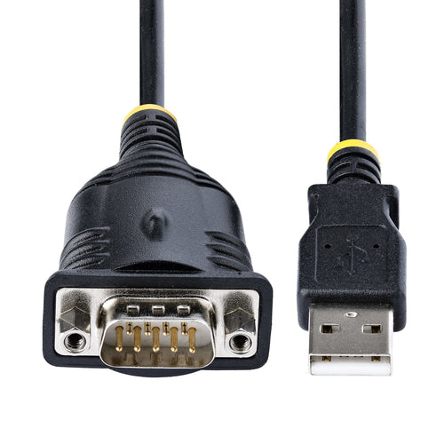 STARTECH.COM 91CM USB TO SERIAL CABLE, USB TO SERIAL PORT ADAPTER, WIN/MAC, 3 YR