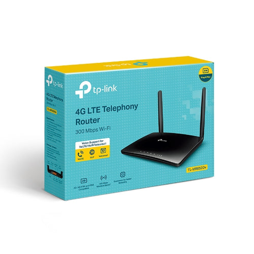 TP-Link TL-MR6500v APAC - TP Link 300Mbps Wireless N 4G LTE Telephony Router