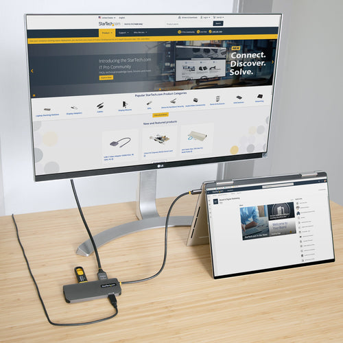 STARTECH.COM USB-C MULTIPORT ADAPTER - 4K HDMI - PD 3YR