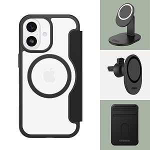 77-98586 - Otterbox iPhone 17 React Folio Black/Clear