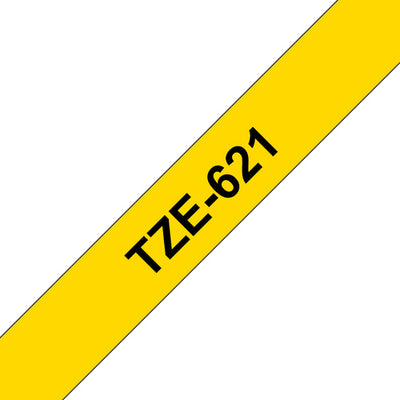 Brother TZE621 - TZe621 9mm x 8m Standard laminated Black